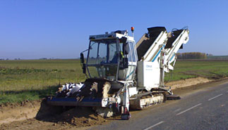 Dérasement d’accotement - Décaissement