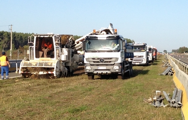 Elargissement A63 Chantier Labouheyre (40)